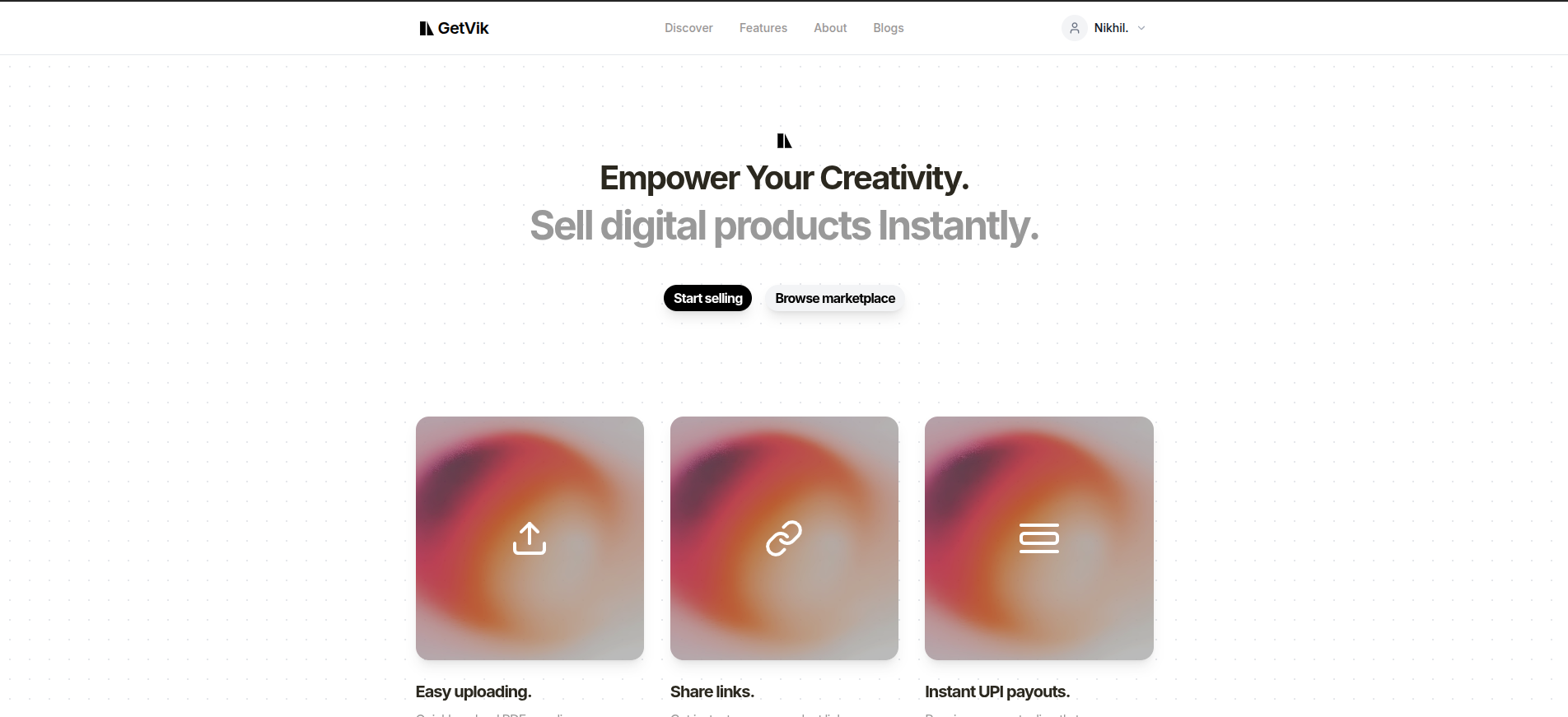GetVik - Main product screenshot demonstrating key features and user interface