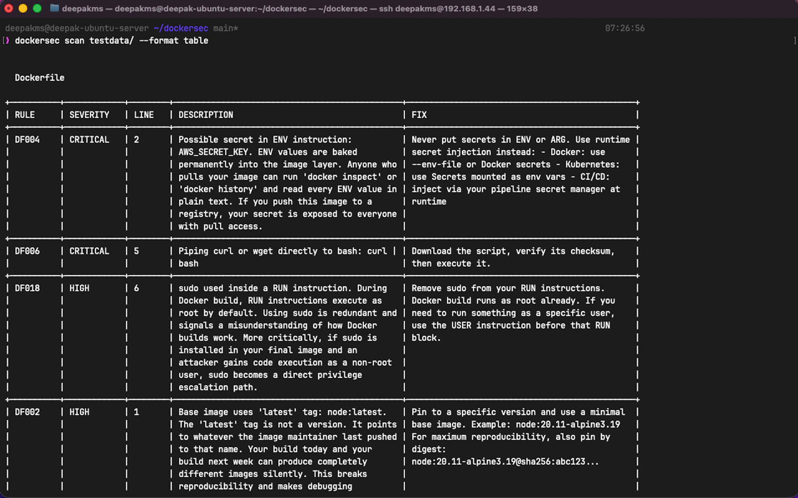dockersec screenshot 5