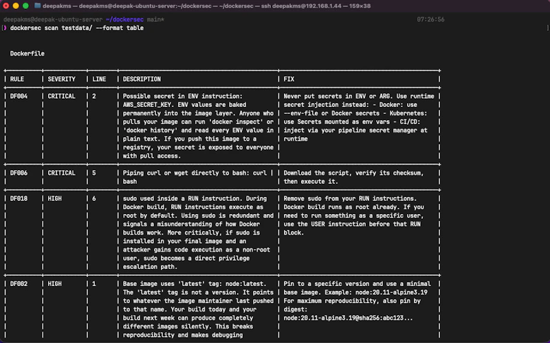 dockersec screenshot 5