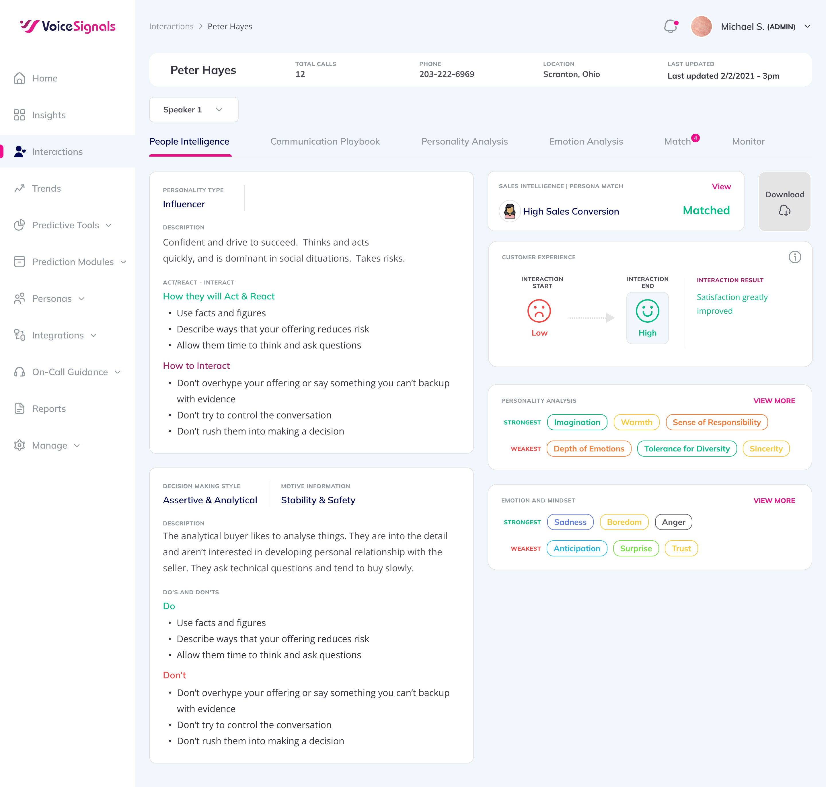 VoiceSignals People Intelligence  gallery image