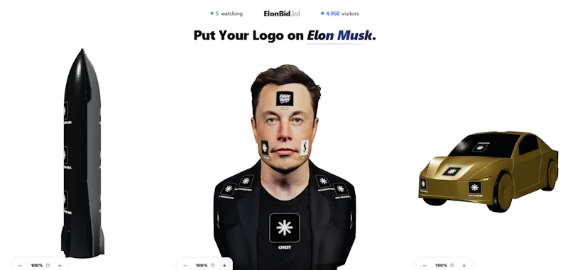 ElonBid.lol screenshot 2