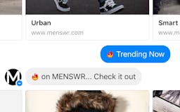 MENSWR Facebook Messenger App media 2