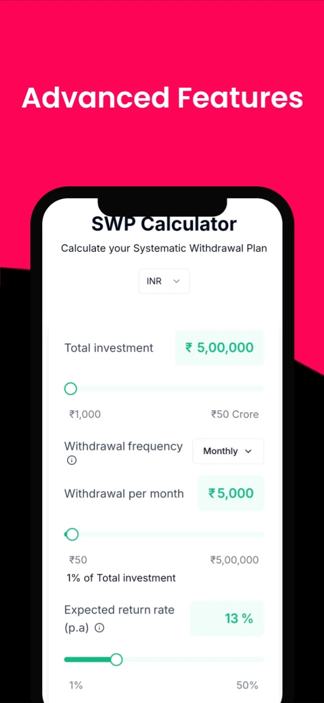 Mídia 4 de Calculadora SWP - Calcule seu plano sistemático de retirada