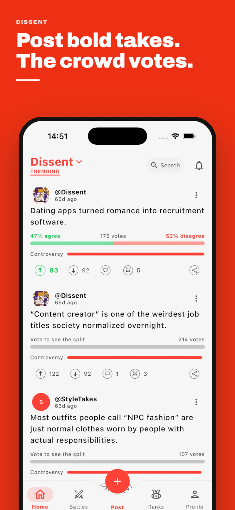 Dissent screenshot 2