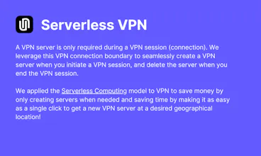 Serverless VPN for Lifetime gallery image