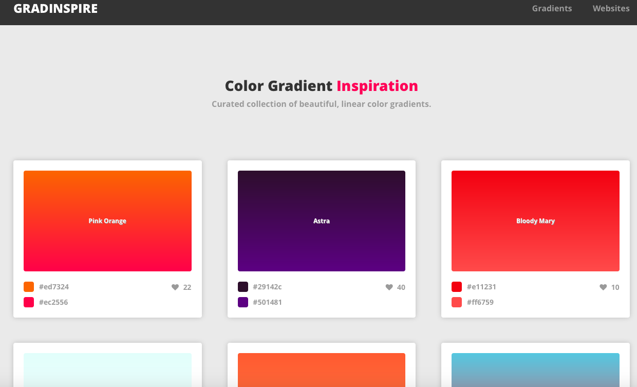 Color Gradient Inspiration