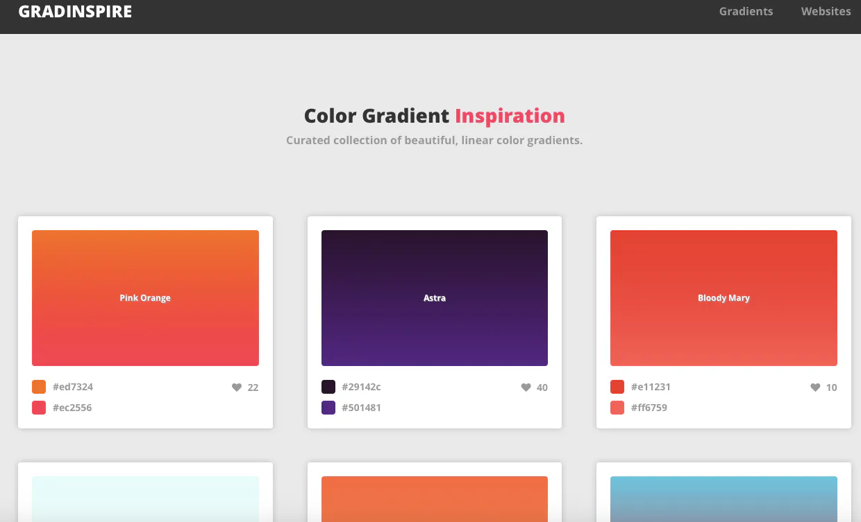 Color Gradient Inspiration