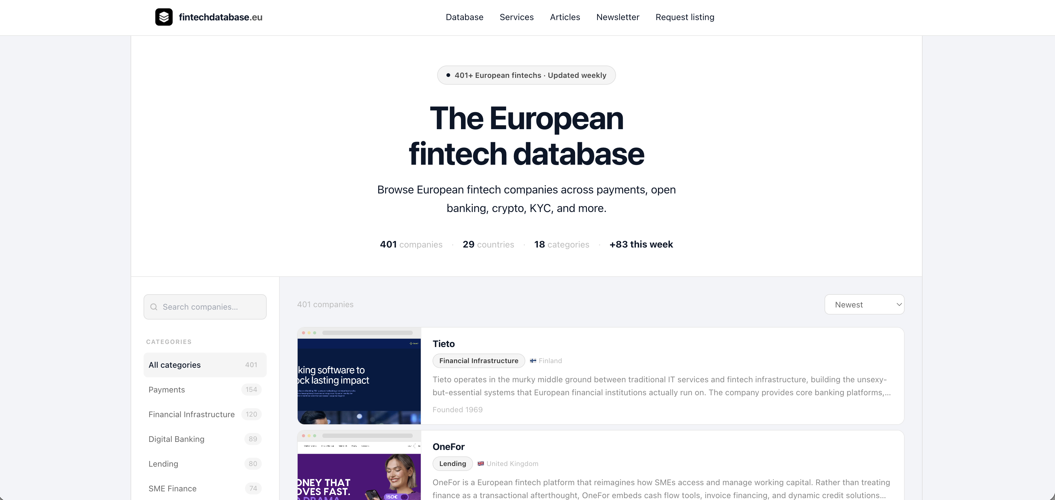 Fintech Database gallery image