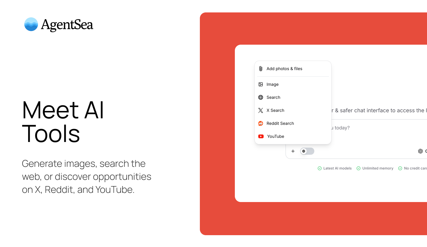 AgentSea - A unified, private and safe chat to access latest AI models media 4