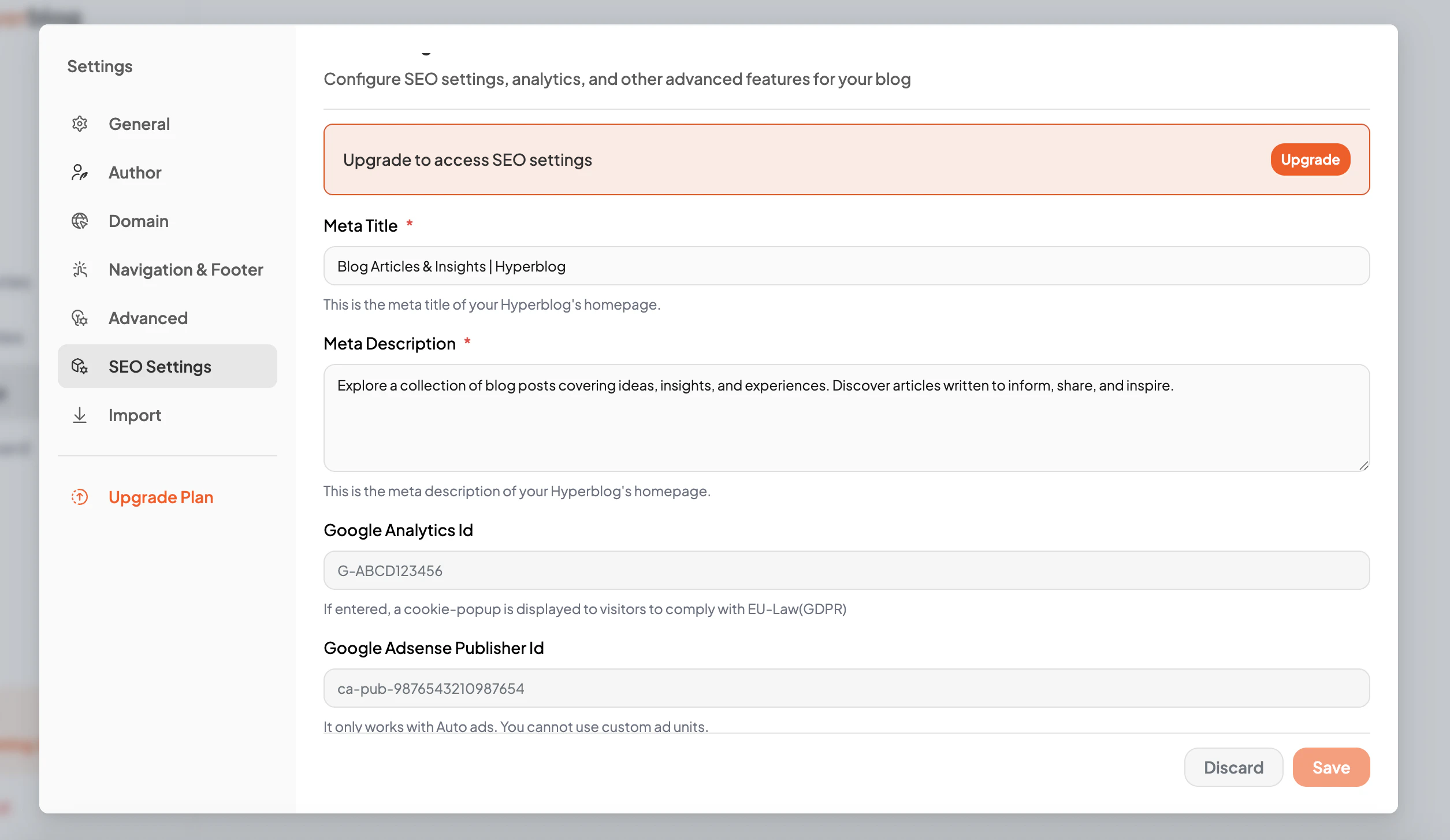Hyperblog screenshot 3