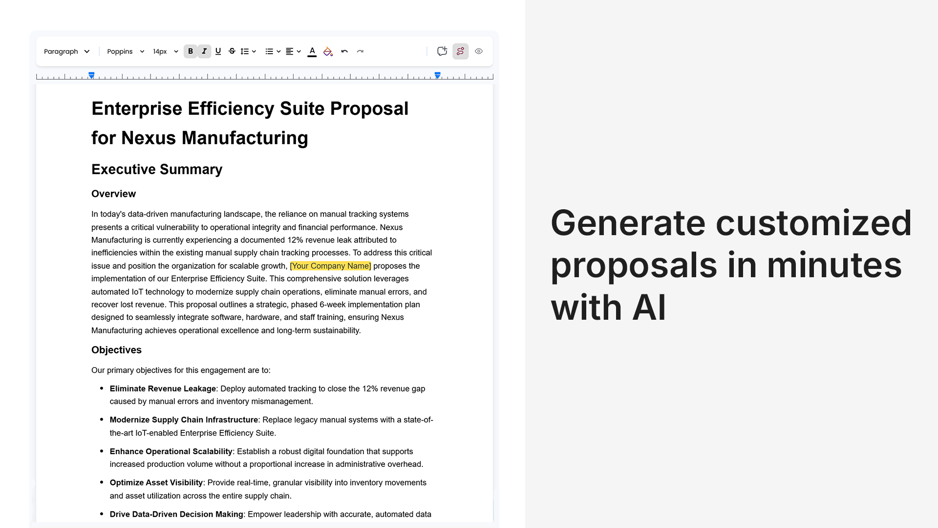 AI Proposal Generator gallery image