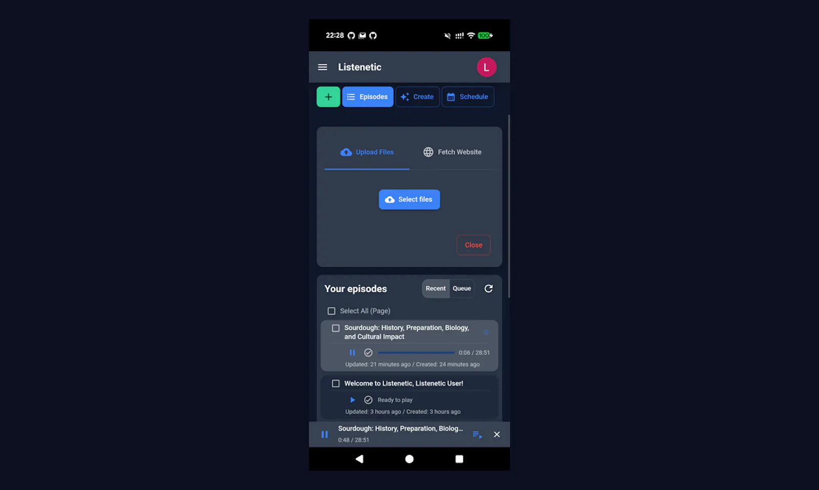Listenetic screenshot 5