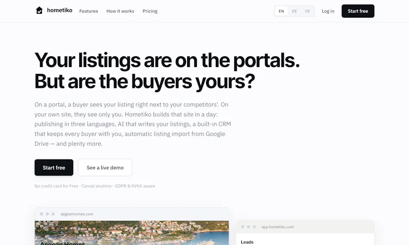 Hometiko screenshot 1
