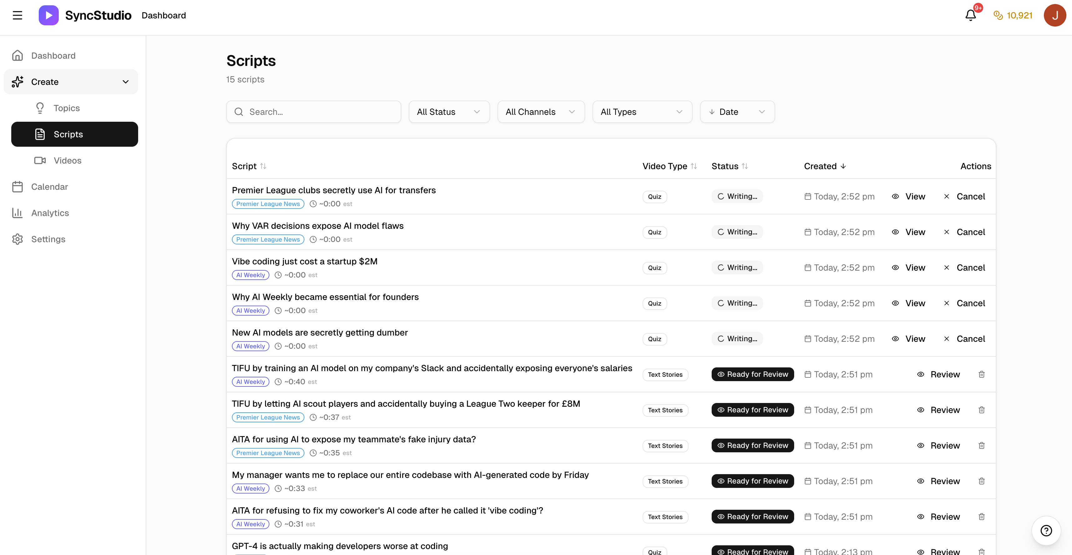 SyncStudio: Faceless Videos, Zero Effort gallery image