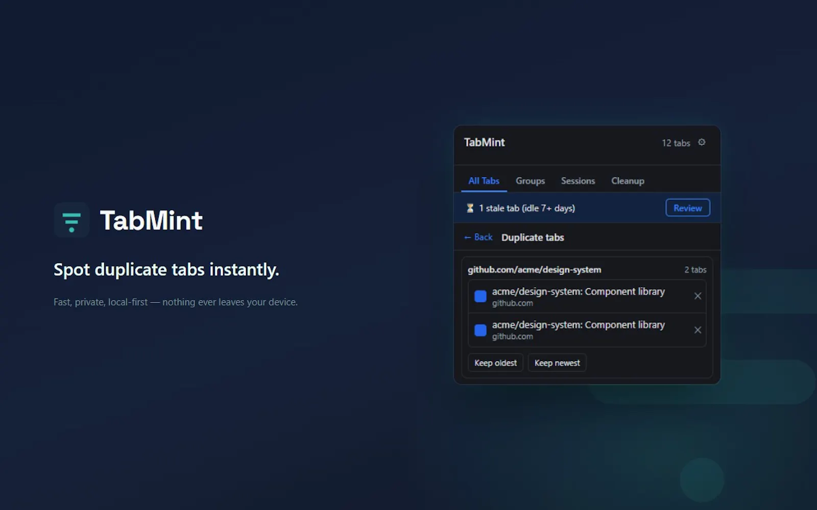 TabMint screenshot 3