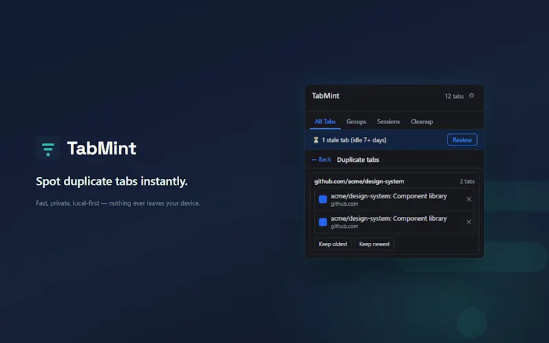 TabMint screenshot 3