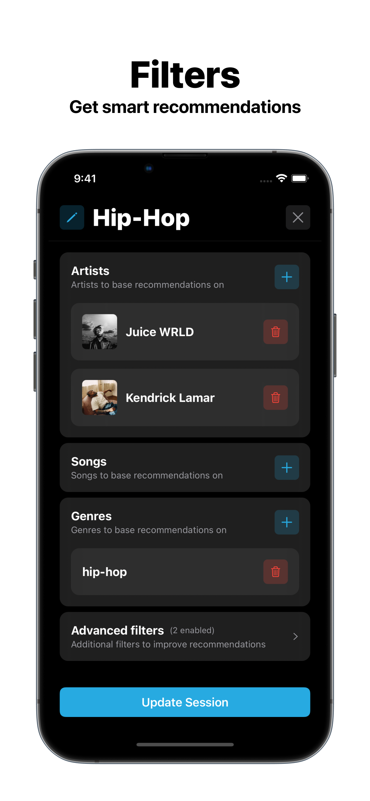 Cancionero - Tinder para el descubrimiento de música media 2