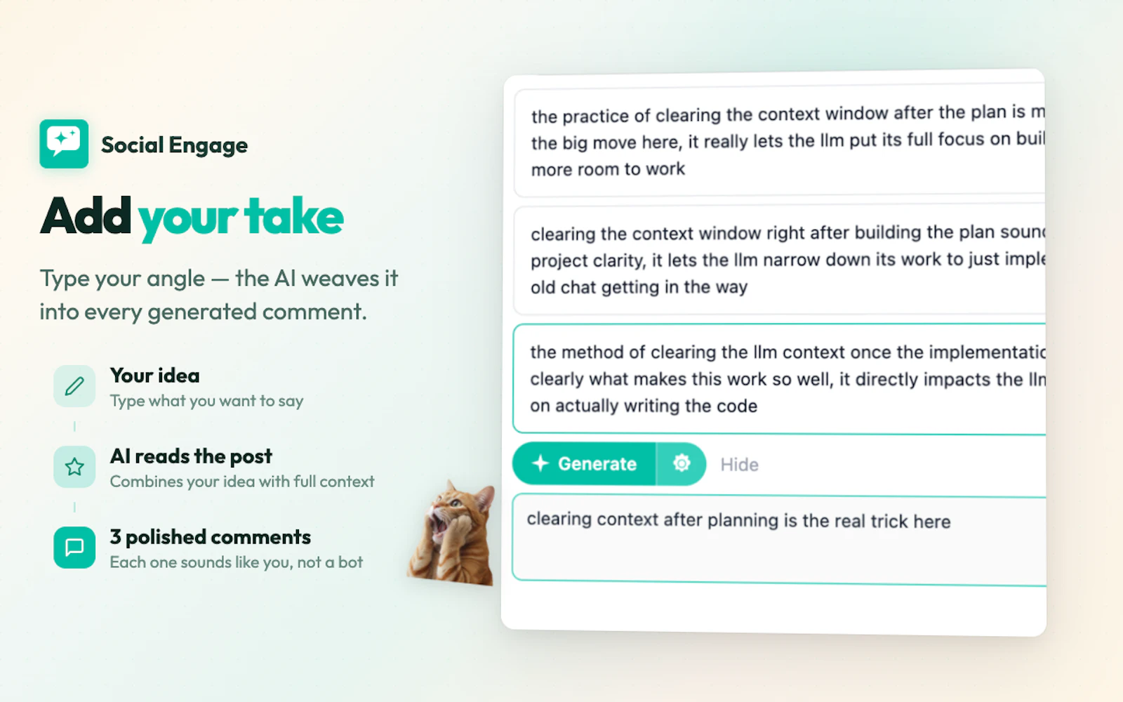 Social Engage: AI Assistant for LinkedIn screenshot 2
