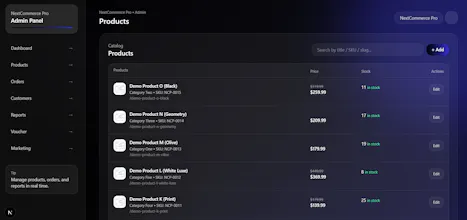 NextCommerce Pro gallery image