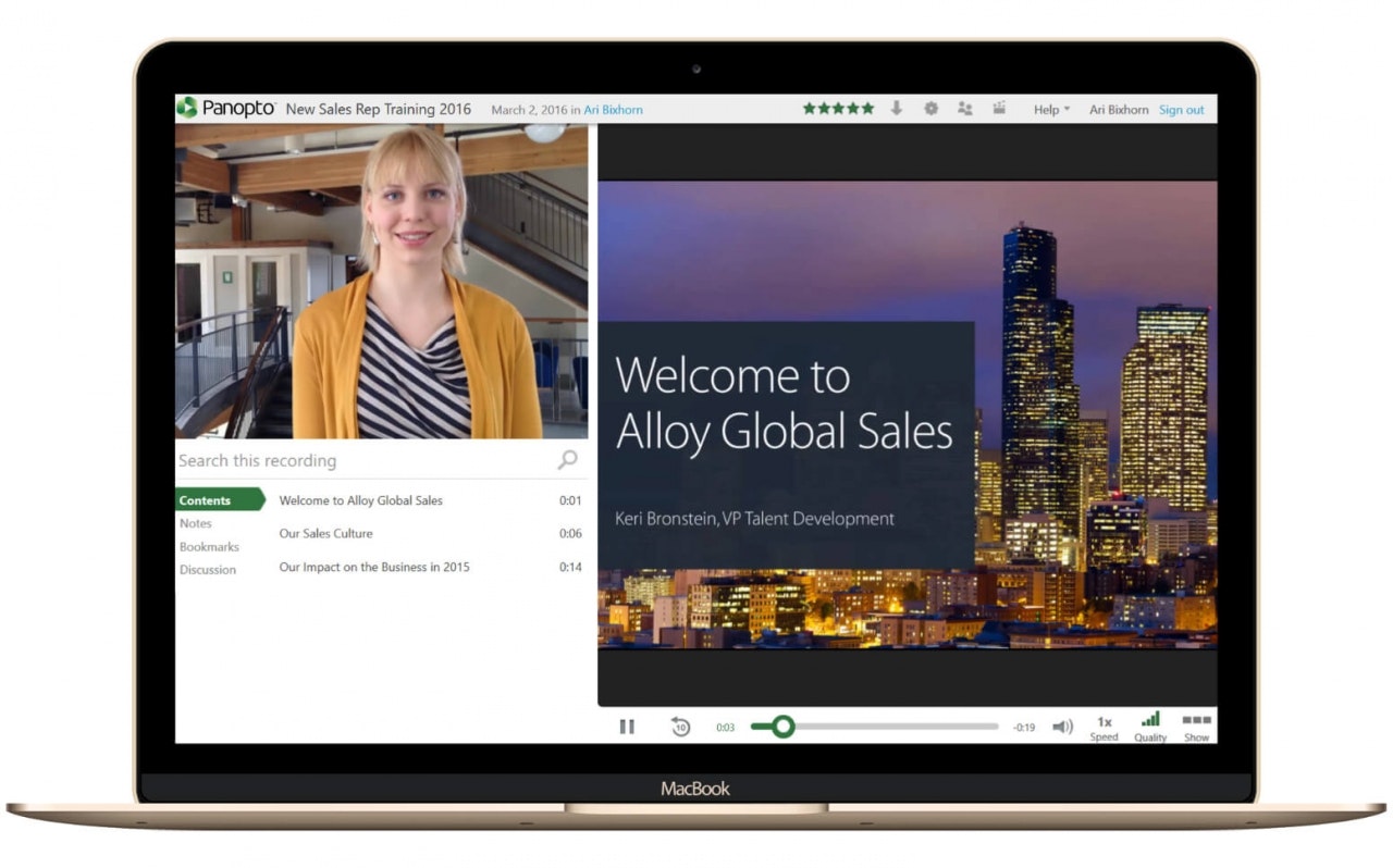Panopto Video Platform gallery image