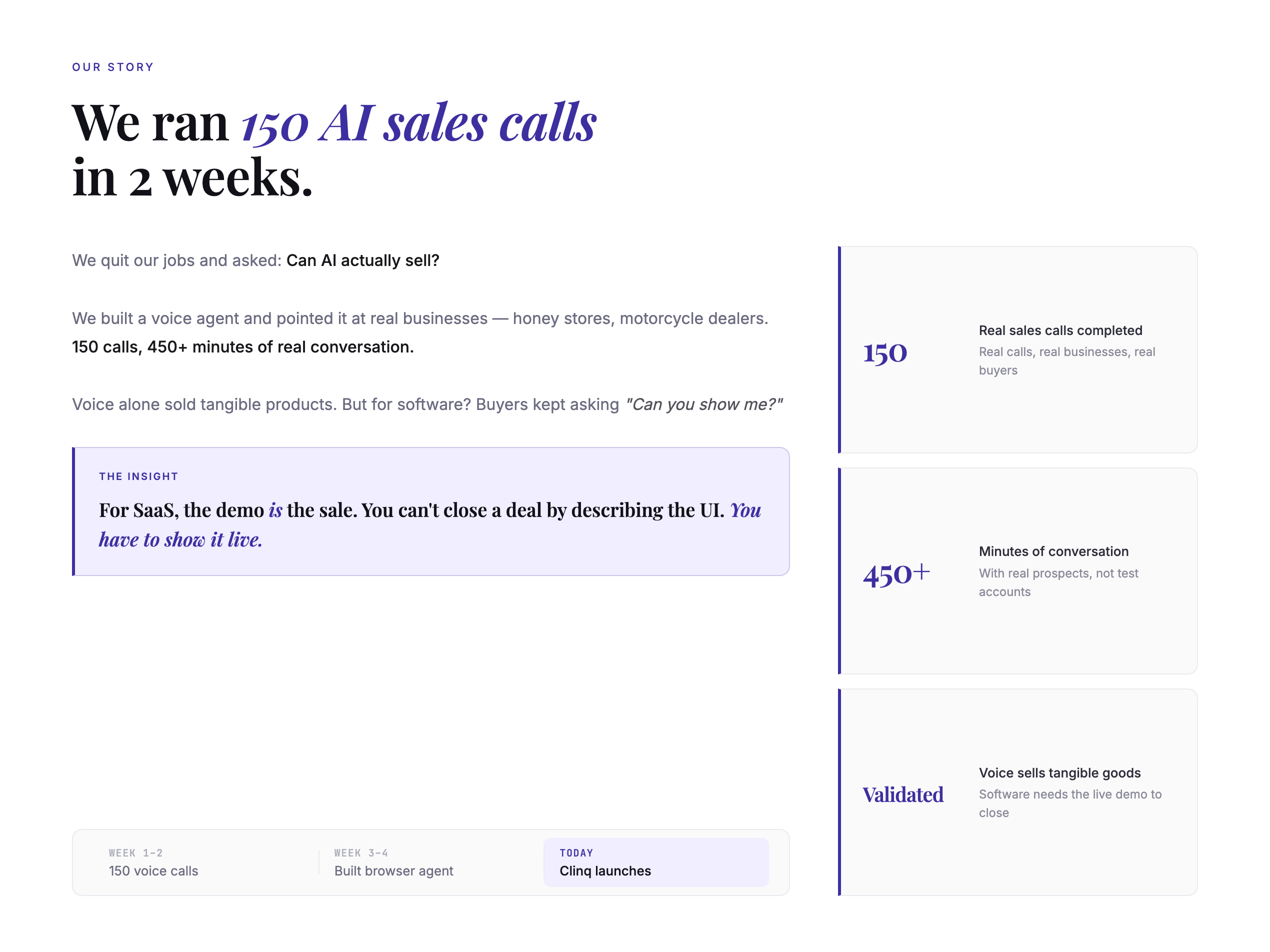 Clinq - Screenshot 4 showing product features and functionality