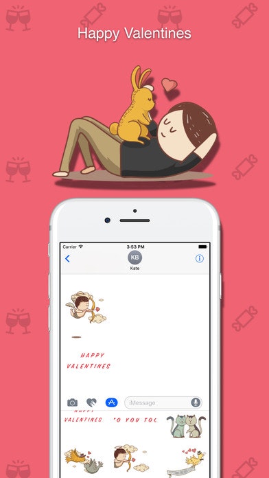 Happy Valentines Stickers gallery image