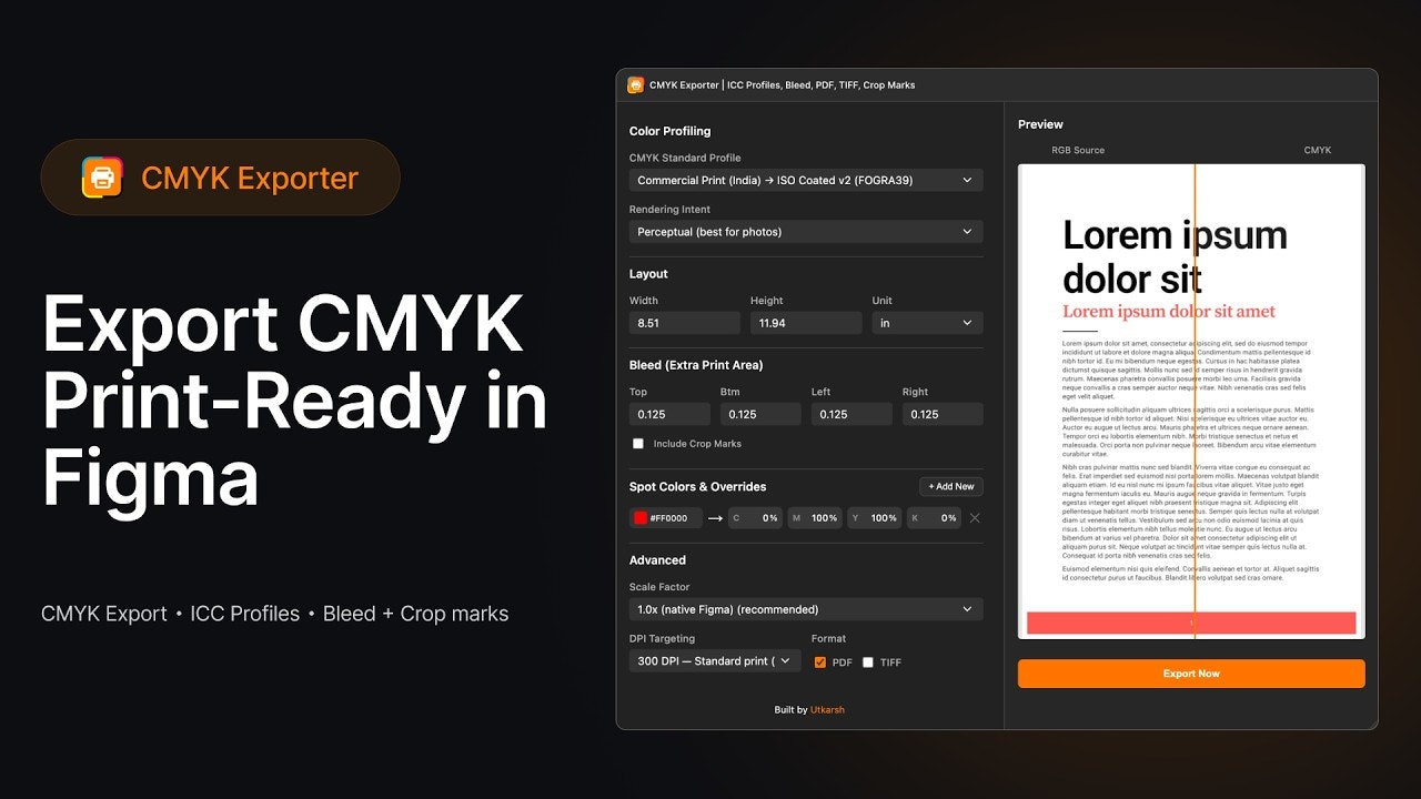 CMYK Exporter for Figma gallery image