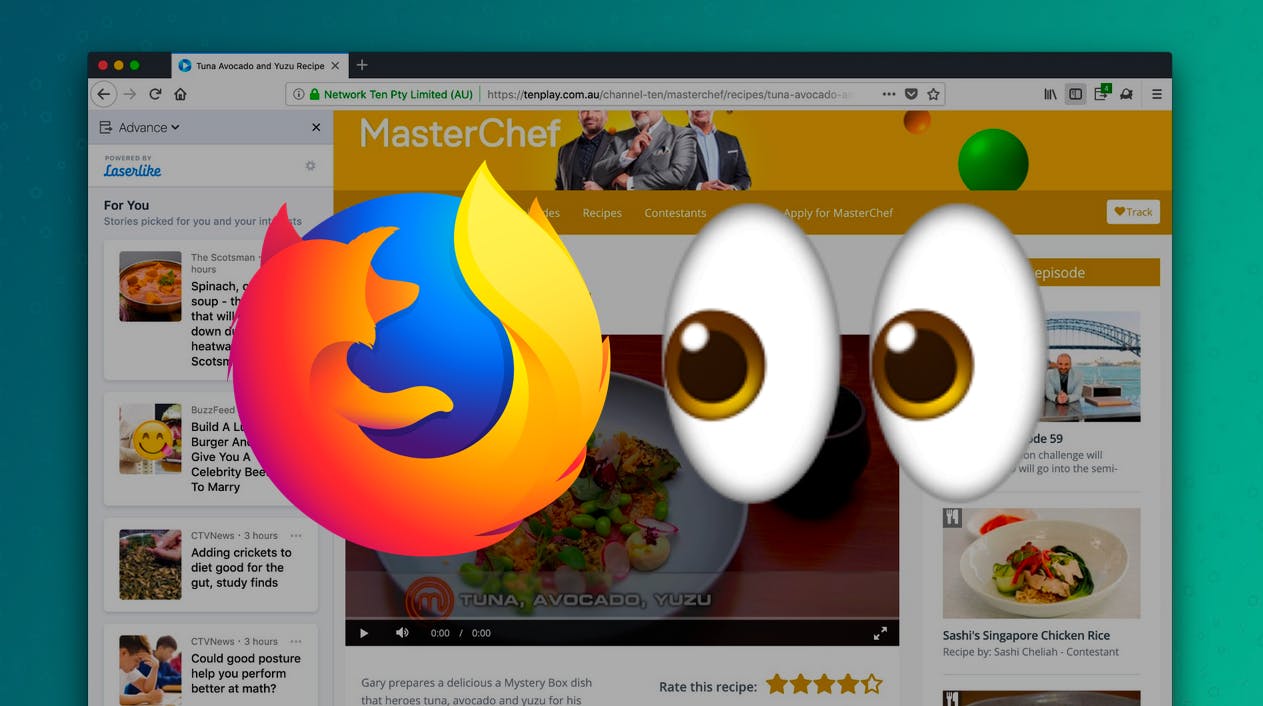 New from Firefox