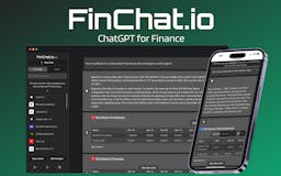 FinChat - ChatGPT for Finance media 2