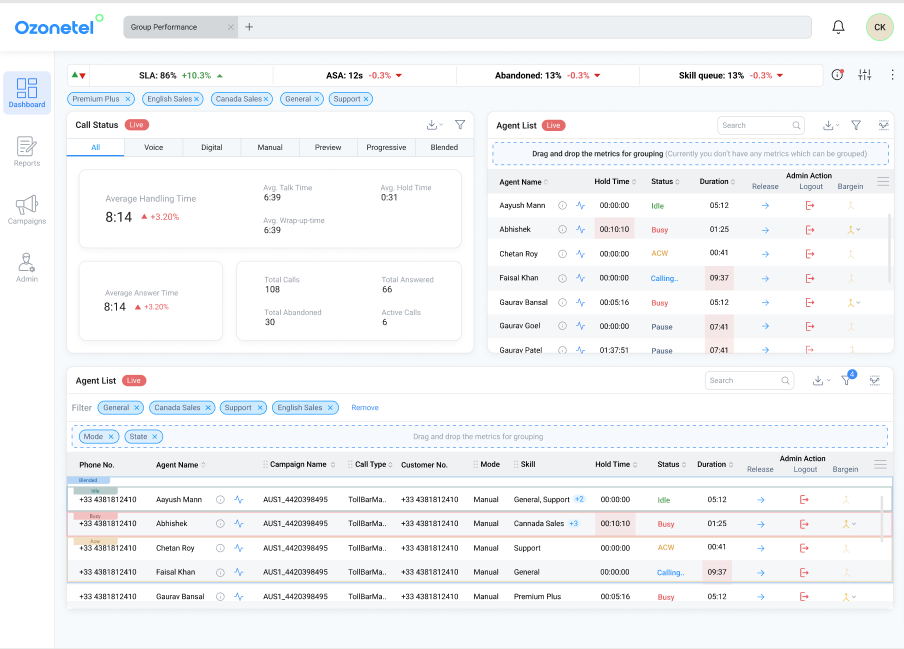 Ozonetel | oneCXi gallery image