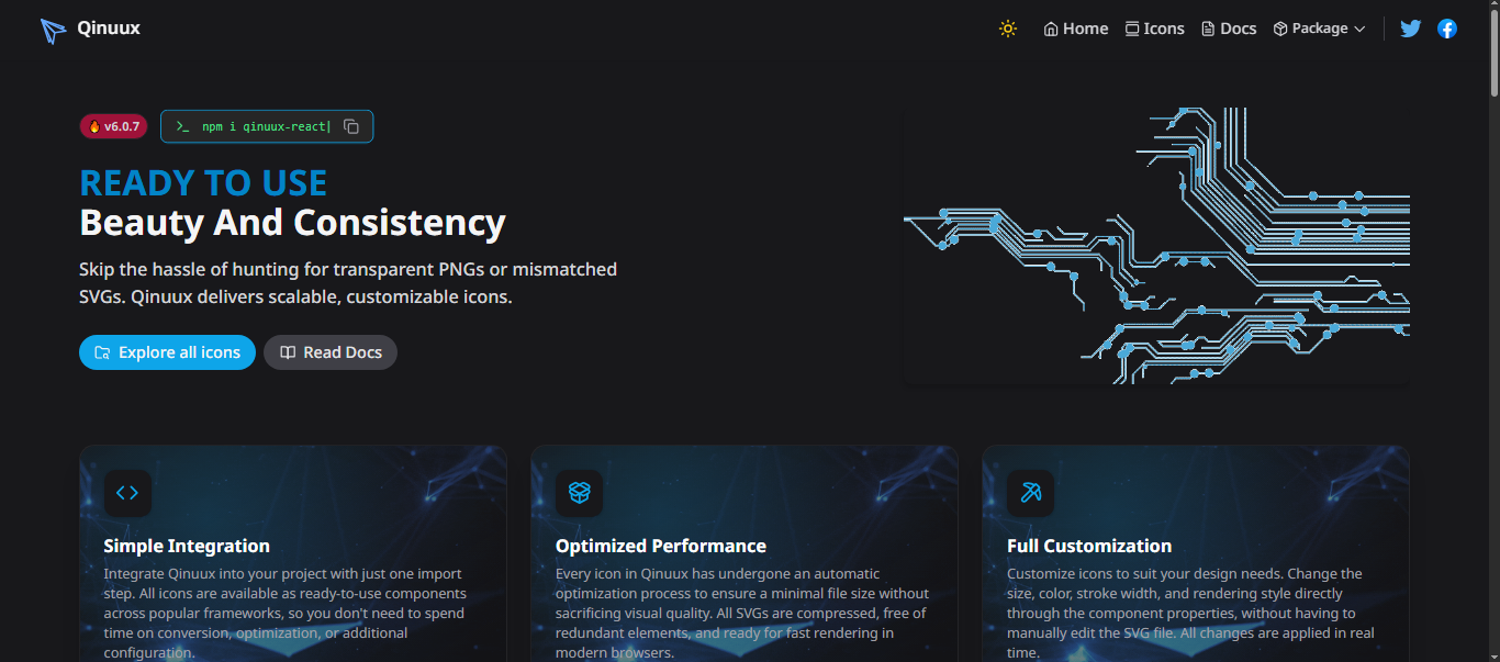 Qinuux | Explore our icons library