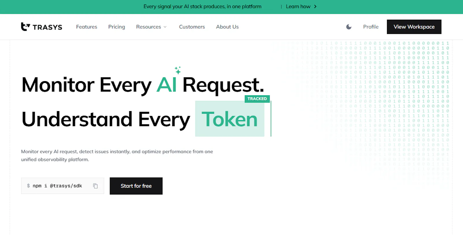 Trasys screenshot 1