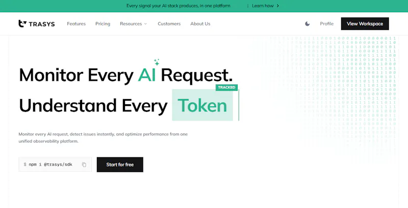 Trasys screenshot 1