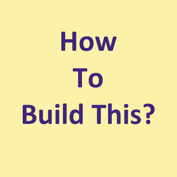 How To Build This logo