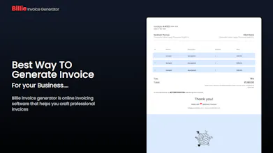 Billie - Free Invoice Generator gallery image