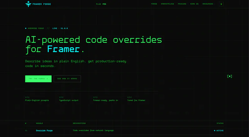 Framer Forge screenshot 9