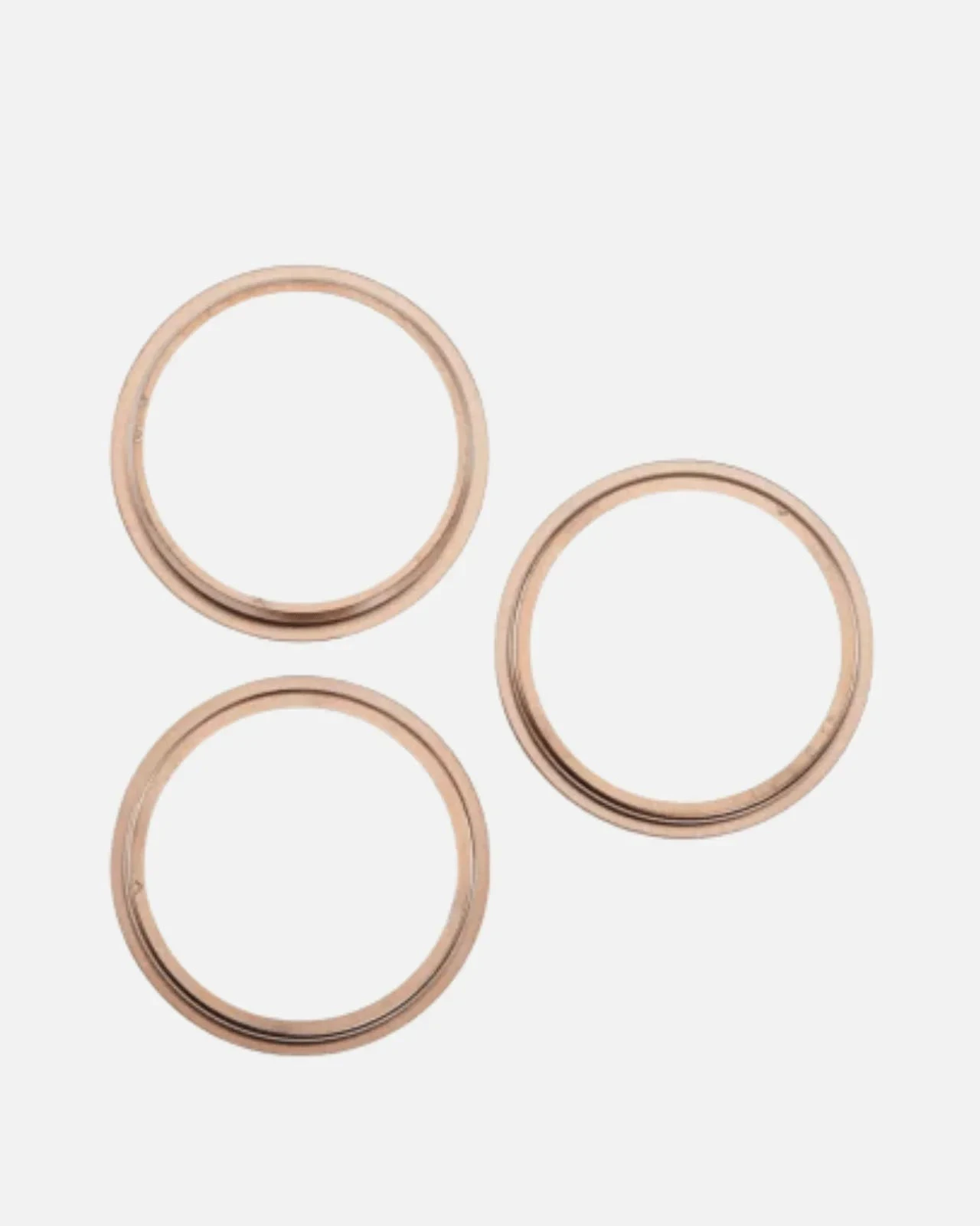 Back Camera Lens Bezel Ring Set (3-Pack)
