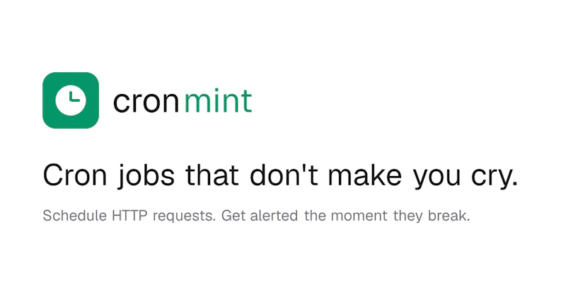 Cronmint screenshot 2