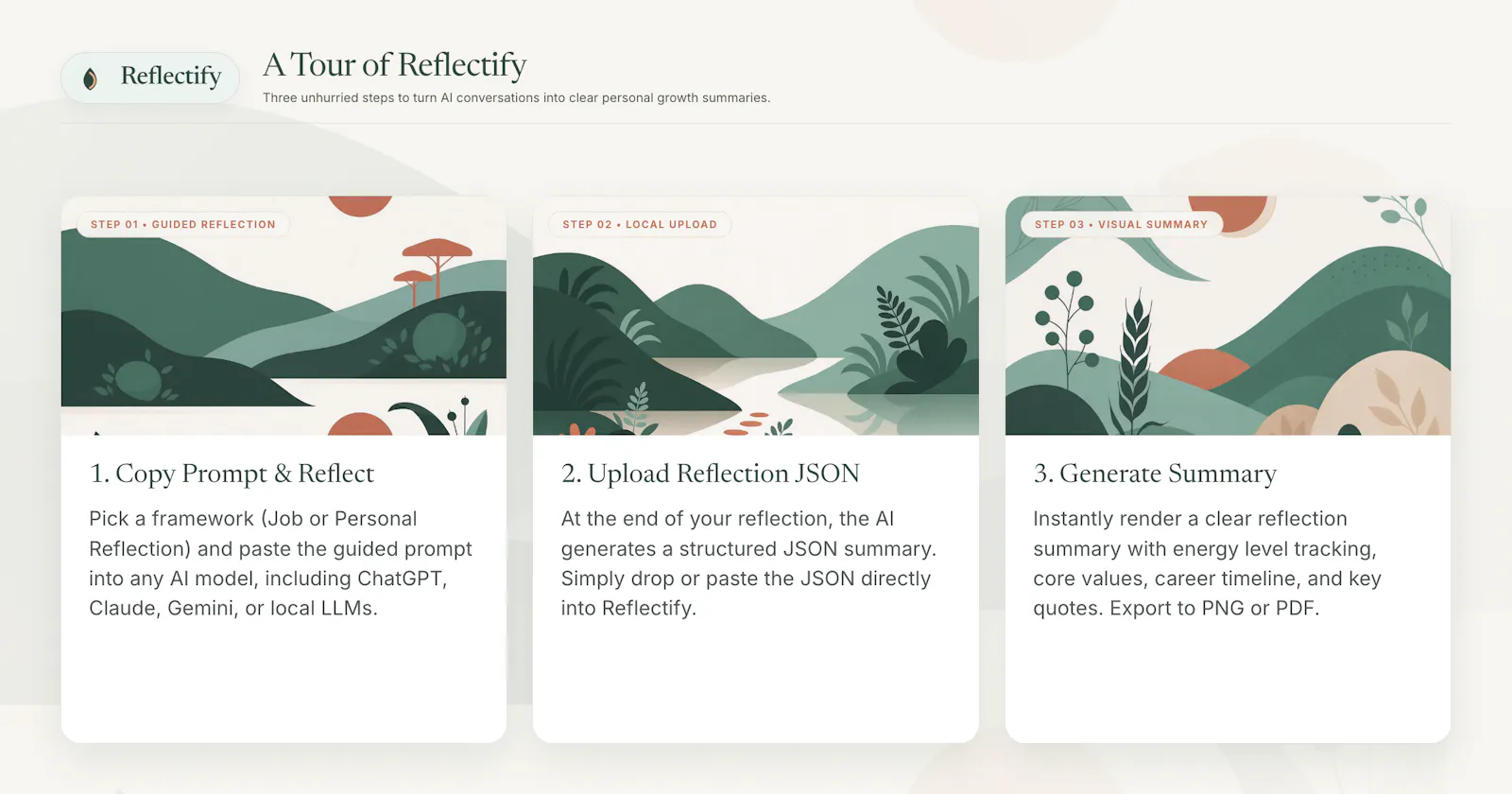 Reflectify screenshot 2