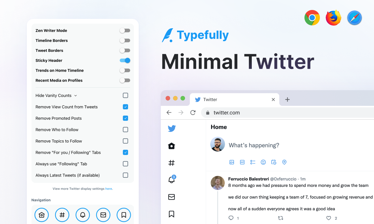 Twitter的最小主题是类型的 media 1