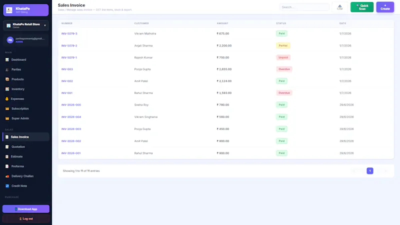 KhataPe — GST Billing Software screenshot 5