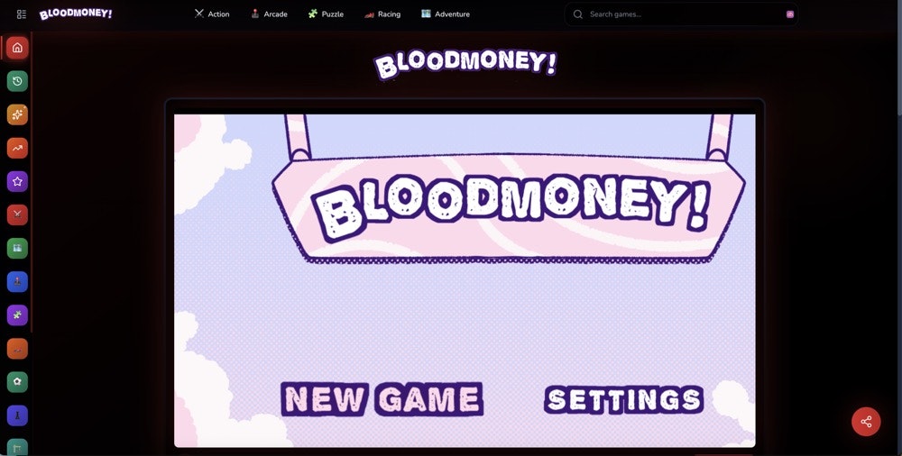 Média Jeu d'argent de sang - Clicker d'horreur psychologique 1