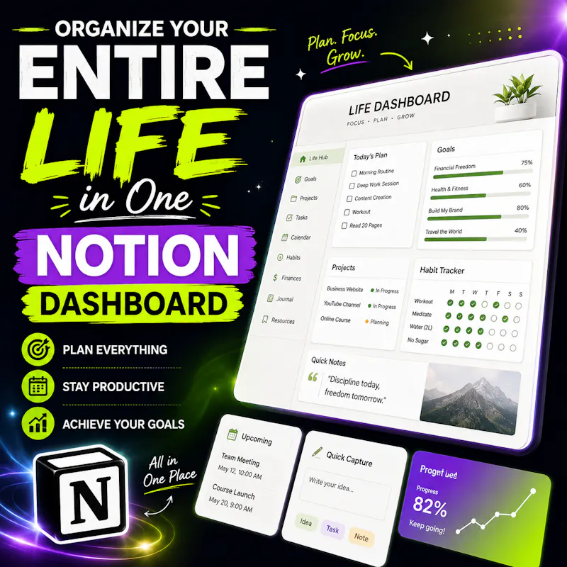 Organize Your Entire Life in One Notion  screenshot 2