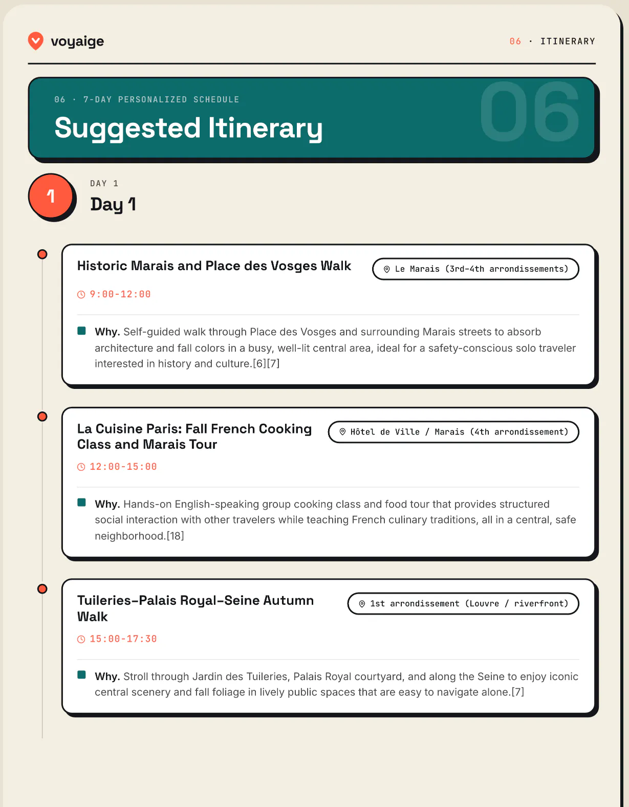 Voyaige - AI-powered city travel guides gallery image