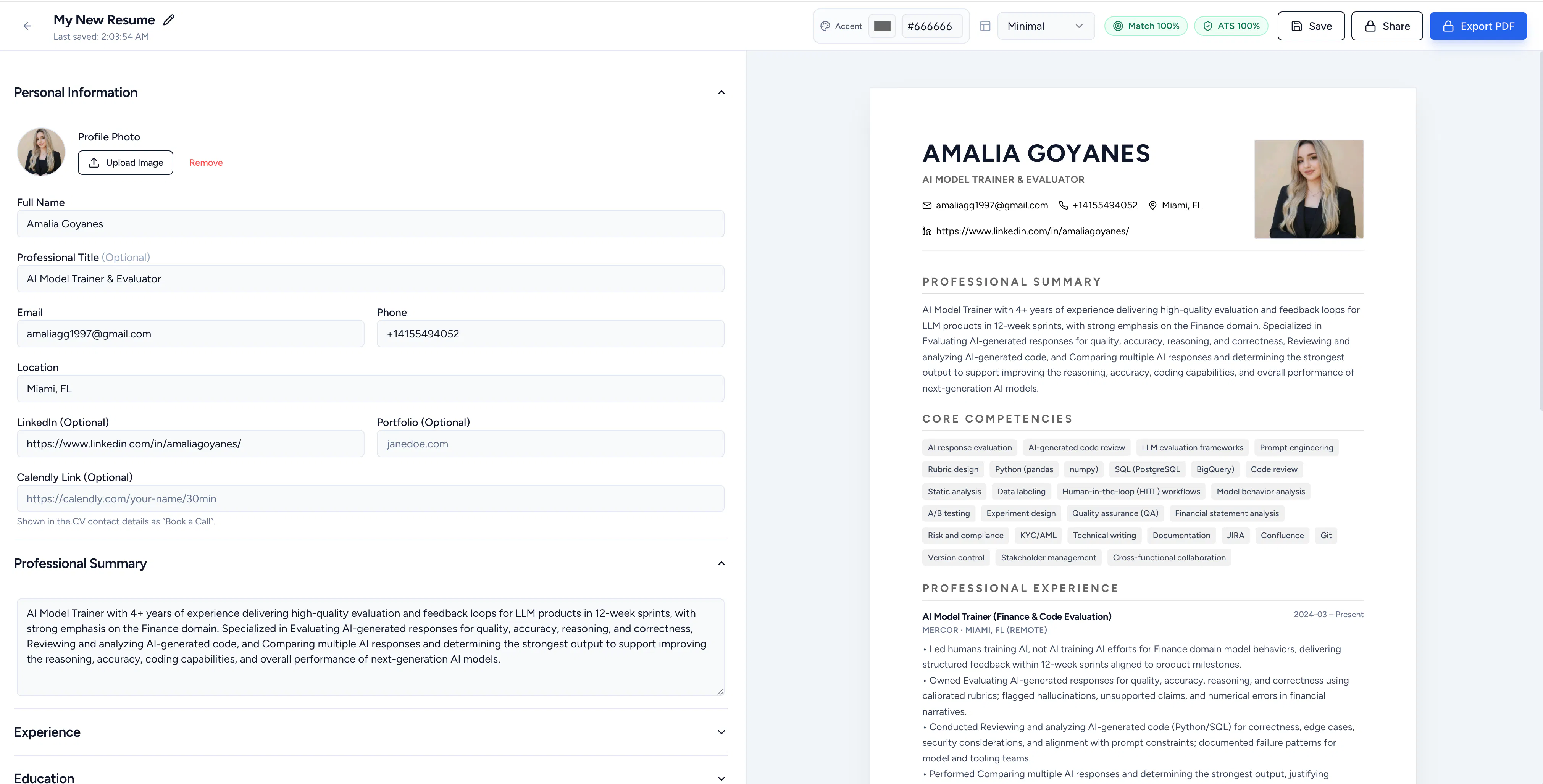 Resumo - CV Builder gallery image