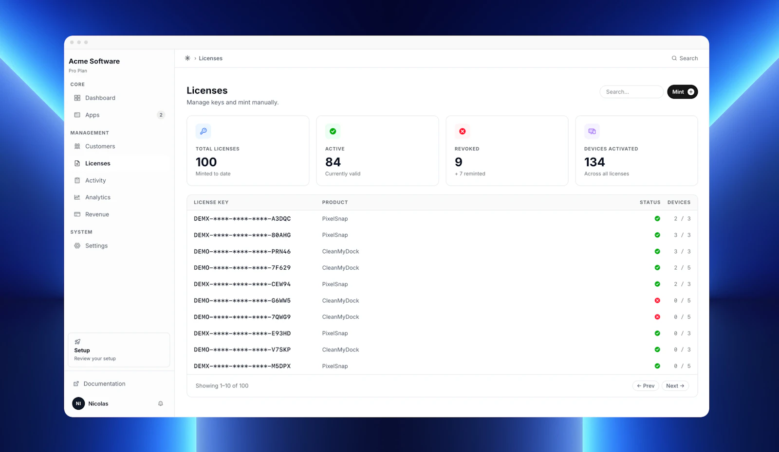 Keylight screenshot 2