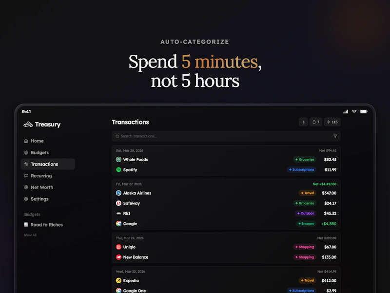 Treasury screenshot 6