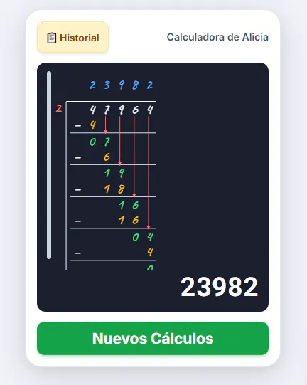 Calculadora de Alicia gallery image