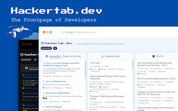 Hackertab.dev gallery image