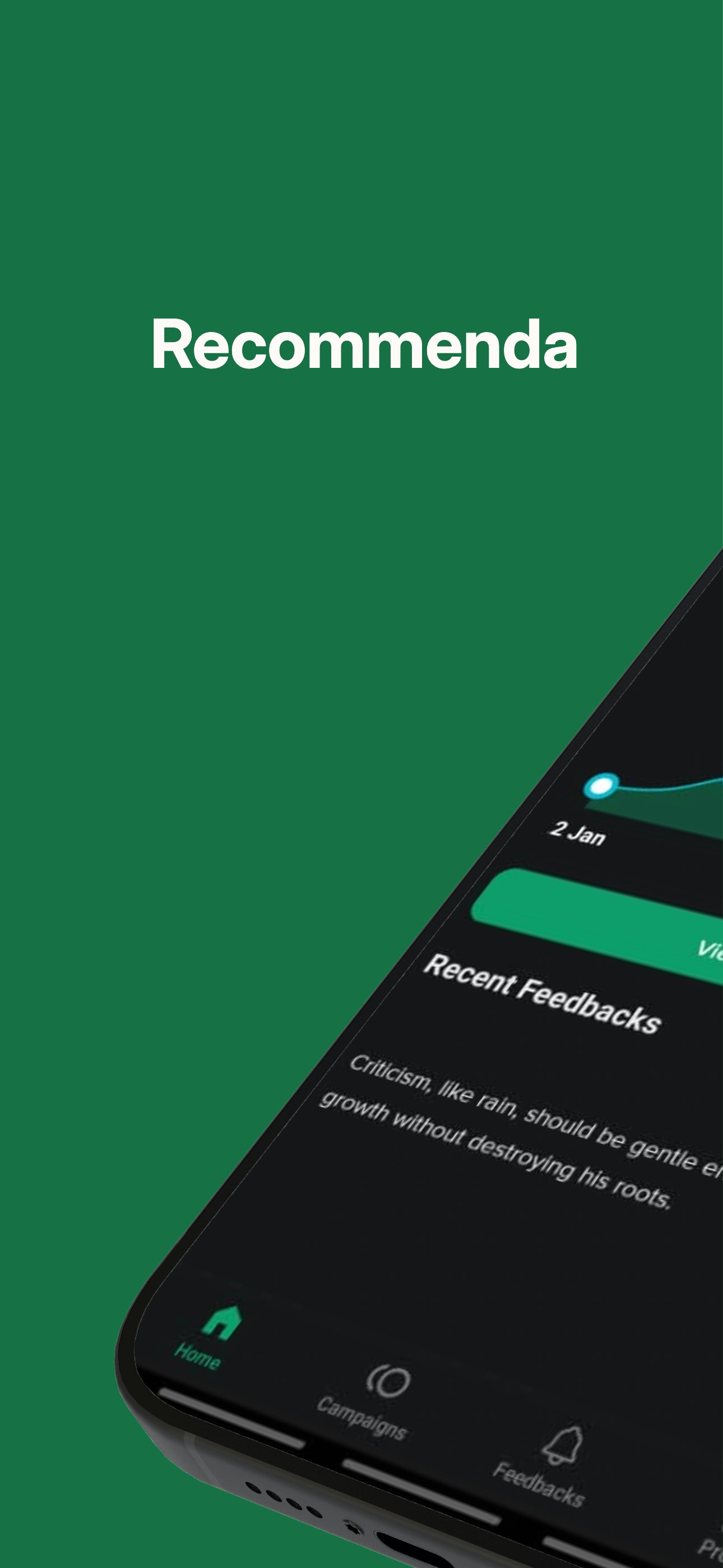 Recommenda - Main product screenshot demonstrating key features and user interface